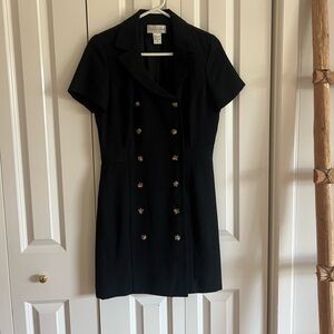Black Button Down Dress